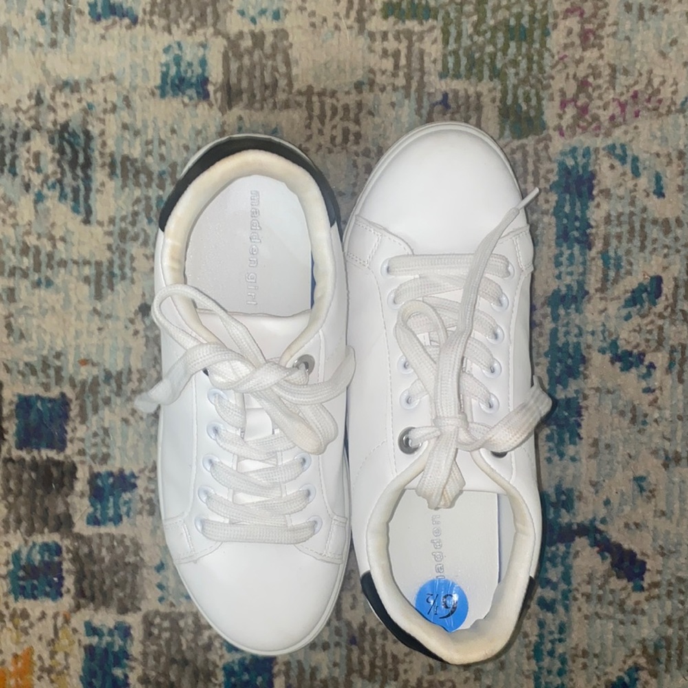 Madden Girl White Sneakers